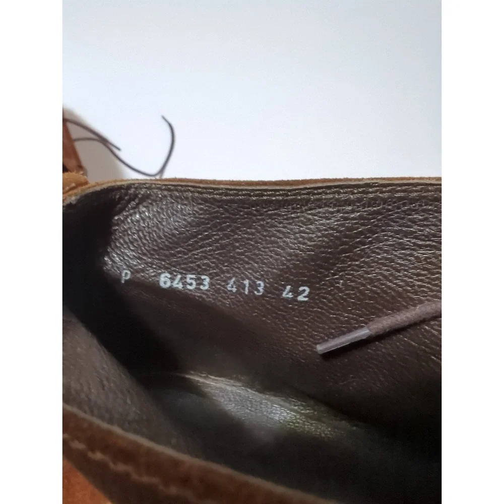Suede Chukka Boots Brown Men's EU 42 US 9 Quiet Luxury Ankle Desert Boots Casual